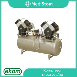 Kompresor EKOM DK50 2x2V/110 S (5-7bar) (400V/50Hz)