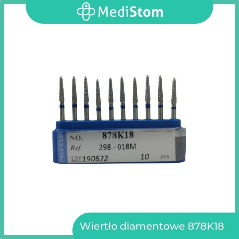 Wiertło Diamentowe 878K18 298-018M; (niebieskie); 10 szt. Wiertło Diamentowe 878K18 298-018M; (niebieskie); 10 szt.