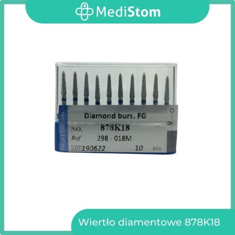 Wiertło Diamentowe 878K18 298-018M; (niebieskie); 10 szt.