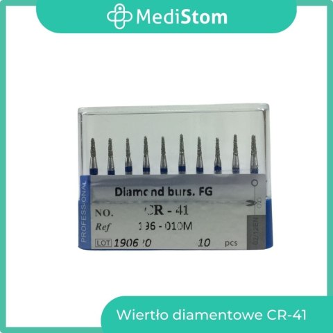 Wiertło Diamentowe CR-41 196-010M; (niebieskie); 10 szt. Wiertło Diamentowe CR-41 196-010M; (niebieskie); 10 szt.