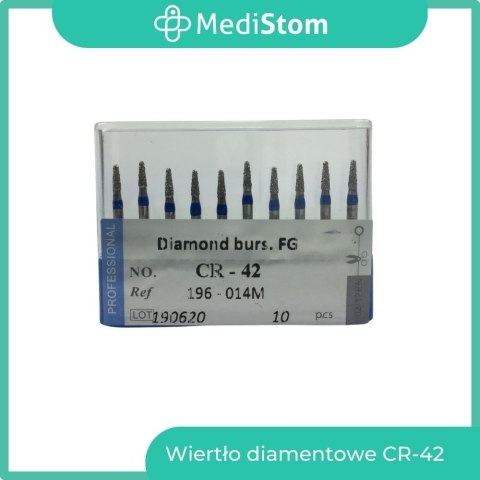 Wiertło Diamentowe CR-42 196-014M; (niebieskie); 10 szt.