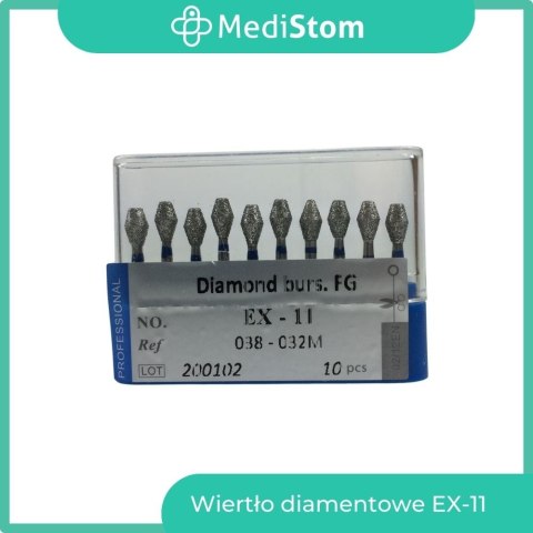Wiertło Diamentowe EX-11 038-032M; (niebieskie); 10 szt. Wiertło Diamentowe EX-11 038-032M; (niebieskie); 10 szt.