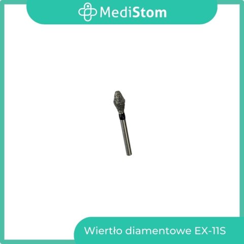 Wiertło Diamentowe EX-11S 038-032S; (czarne); 10 szt. Wiertło Diamentowe EX-11S 038-032S; (czarne); 10 szt.