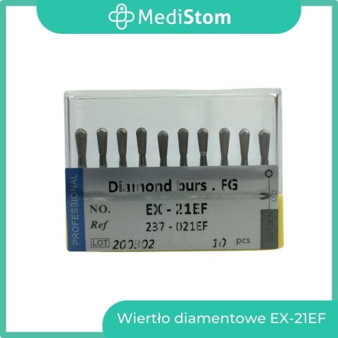 Wiertło Diamentowe EX-21EF 237-021EF; (żółte); 10 szt. Wiertło Diamentowe EX-21EF 237-021EF; (żółte); 10 szt.