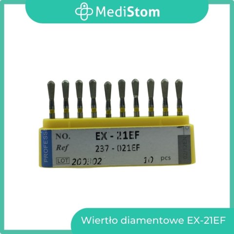 Wiertło Diamentowe EX-21EF 237-021EF; (żółte); 10 szt. Wiertło Diamentowe EX-21EF 237-021EF; (żółte); 10 szt.