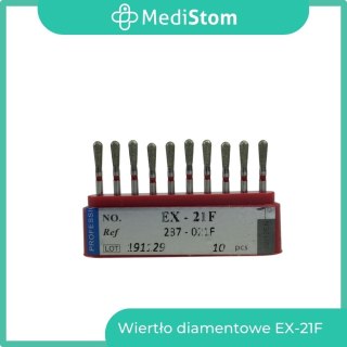 Wiertło Diamentowe EX-21F 237-021F; (czerwone); 10 szt.