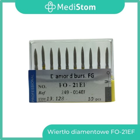 Wiertło Diamentowe FO-21EF 249-014EF; (żółte); 10 szt. Wiertło Diamentowe FO-21EF 249-014EF; (żółte); 10 szt.