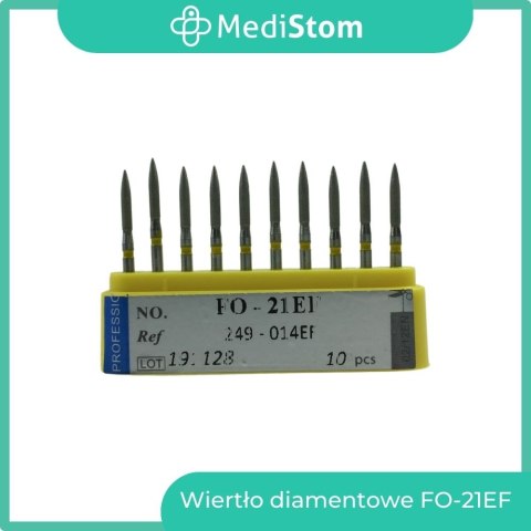 Wiertło Diamentowe FO-21EF 249-014EF; (żółte); 10 szt. Wiertło Diamentowe FO-21EF 249-014EF; (żółte); 10 szt.