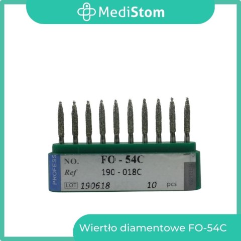Wiertło Diamentowe FO-54C 190-018C; (zielone); 10 szt. Wiertło Diamentowe FO-54C 190-018C; (zielone); 10 szt.