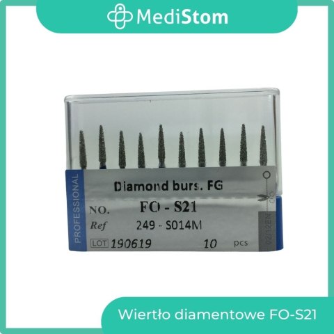 Wiertło Diamentowe FO-S21 249-S014M; (niebieskie); 10 szt. Wiertło Diamentowe FO-S21 249-S014M; (niebieskie); 10 szt.