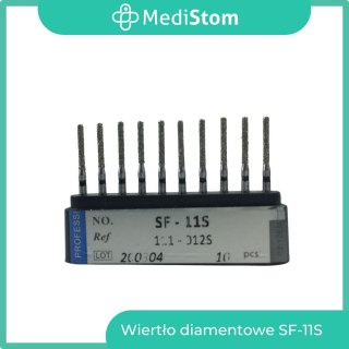 Wiertło Diamentowe SF-11S 111-012S; (czarne); 10 szt.