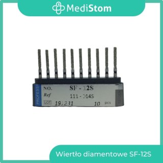 Wiertło Diamentowe SF-12S 111-014S; (czarne); 10 szt.