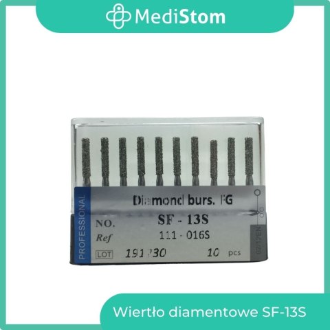 Wiertło Diamentowe SF-13S 111-016S; (czarne); 10 szt. Wiertło Diamentowe SF-13S 111-016S; (czarne); 10 szt.