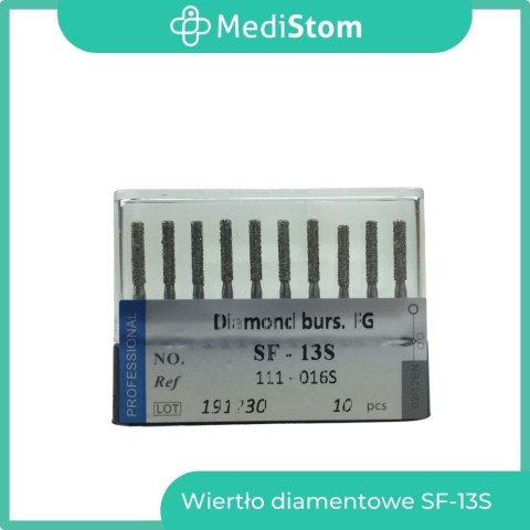 Wiertło Diamentowe SF-13S 111-016S; (czarne); 10 szt.