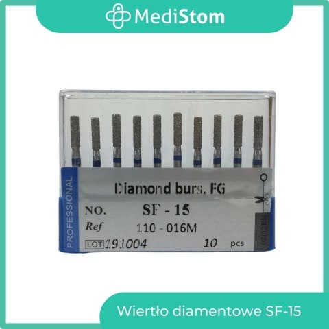 Wiertło Diamentowe SF-15 110-016M; (niebieskie); 10 szt.