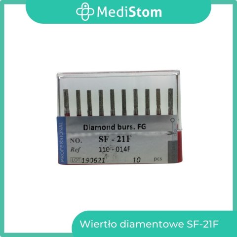 Wiertło Diamentowe SF-21F 110-014F; (czerwone); 10 szt. Wiertło Diamentowe SF-21F 110-014F; (czerwone); 10 szt.