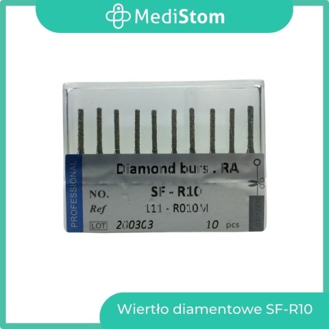 Wiertło Diamentowe SF-R10 111-R010M; (niebieskie); 10 szt. Wiertło Diamentowe SF-R10 111-R010M; (niebieskie); 10 szt.