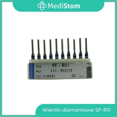 Wiertło Diamentowe SF-R11 111-R012M; (niebieskie); 10 szt. Wiertło Diamentowe SF-R11 111-R012M; (niebieskie); 10 szt.