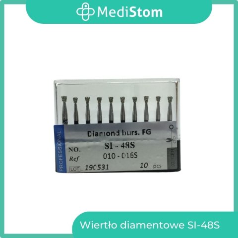 Wiertło Diamentowe SI-48S 010-016S; (czarne); 10 szt.