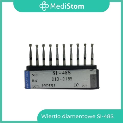 Wiertło Diamentowe SI-48S 010-016S; (czarne); 10 szt. Wiertło Diamentowe SI-48S 010-016S; (czarne); 10 szt.