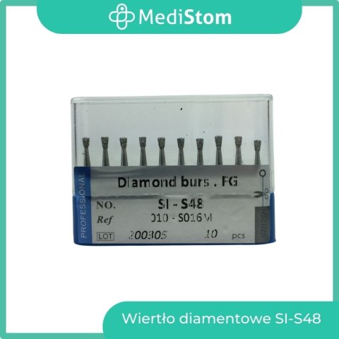 Wiertło Diamentowe SI-S48 010-S016M; (niebieskie); 10 szt.