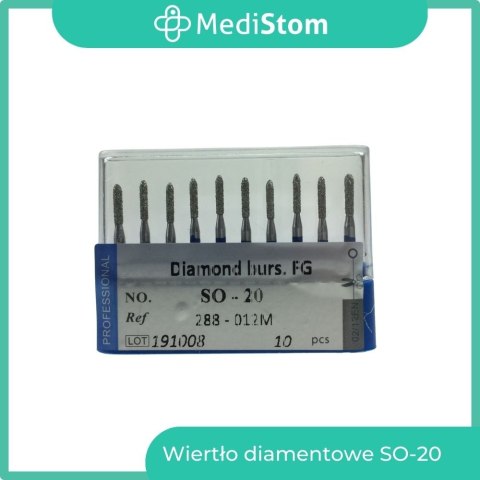 Wiertło Diamentowe SO-20 288-012M; (niebieskie); 10 szt.