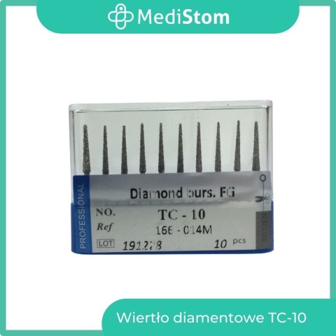 Wiertło Diamentowe TC-10 166-014M; (niebieskie); 10 szt.