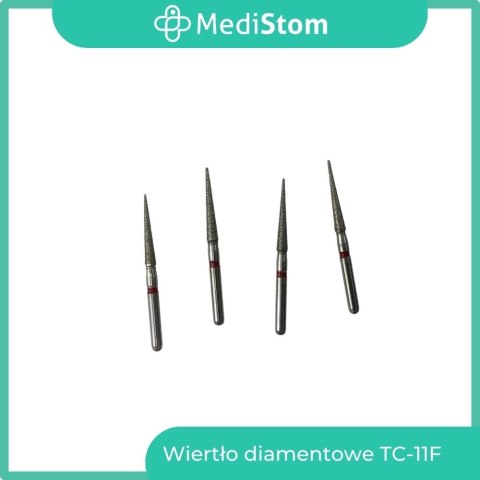 Wiertło Diamentowe TC-11F 166-016F; (czerwone); 10 szt. Wiertło Diamentowe TC-11F 166-016F; (czerwone); 10 szt.