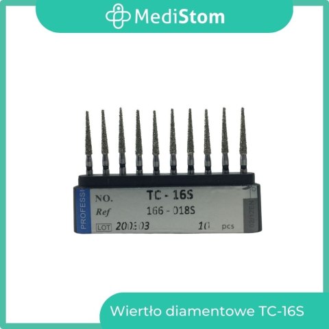 Wiertło Diamentowe TC-16S 166-018S; (czarne); 10 szt. Wiertło Diamentowe TC-16S 166-018S; (czarne); 10 szt.