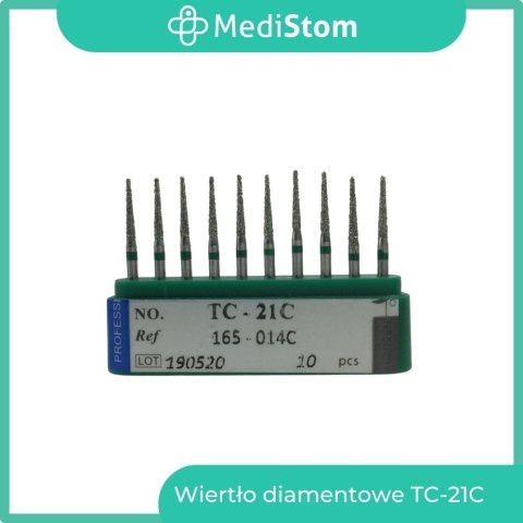 Wiertło Diamentowe TC-21C 165-014C; (zielone); 10 szt. Wiertło Diamentowe TC-21C 165-014C; (zielone); 10 szt.