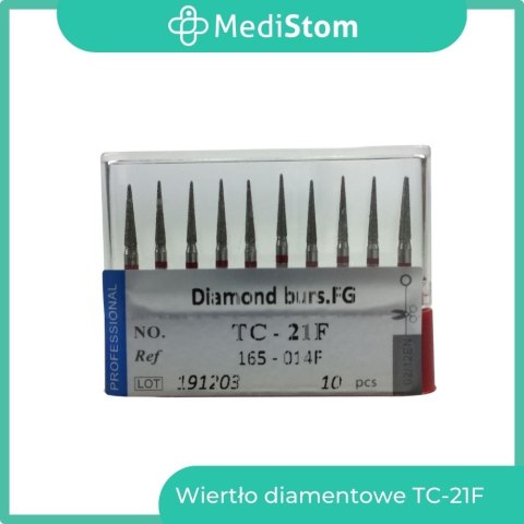 Wiertło Diamentowe TC-21F 165-014F; (czerwone); 10 szt. Wiertło Diamentowe TC-21F 165-014F; (czerwone); 10 szt.