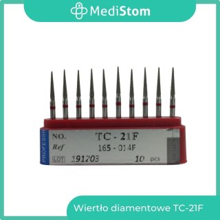 Wiertło Diamentowe TC-21F 165-014F; (czerwone); 10 szt.