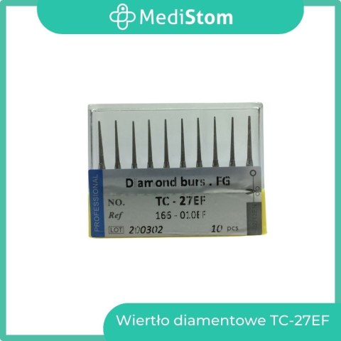 Wiertło Diamentowe TC-27EF 166-010EF; (żółte); 10 szt. Wiertło Diamentowe TC-27EF 166-010EF; (żółte); 10 szt.