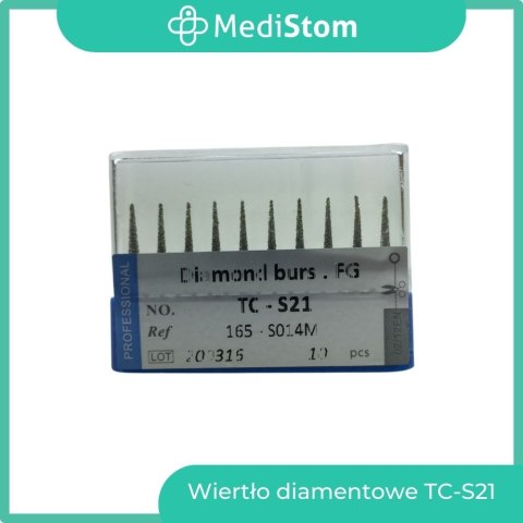 Wiertło Diamentowe TC-S21 165-S014M; (niebieskie); 10 szt. Wiertło Diamentowe TC-S21 165-S014M; (niebieskie); 10 szt.
