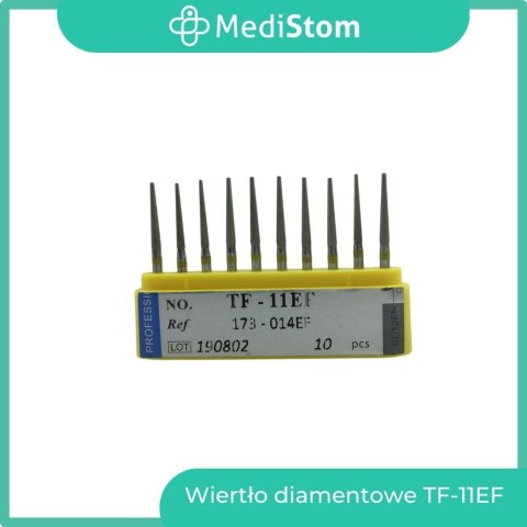 Wiertło Diamentowe TF-11EF 173-014EF; (żółte); 10 szt. Wiertło Diamentowe TF-11EF 173-014EF; (żółte); 10 szt.