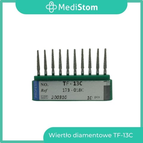 Wiertło Diamentowe TF-13C 173-018C; (zielone); 10 szt. Wiertło Diamentowe TF-13C 173-018C; (zielone); 10 szt.