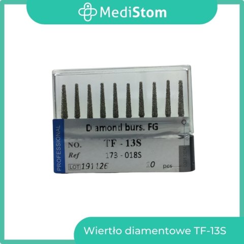 Wiertło Diamentowe TF-13S 173-018S; (czarne); 10 szt. Wiertło Diamentowe TF-13S 173-018S; (czarne); 10 szt.