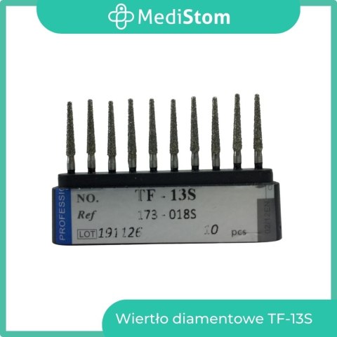 Wiertło Diamentowe TF-13S 173-018S; (czarne); 10 szt. Wiertło Diamentowe TF-13S 173-018S; (czarne); 10 szt.