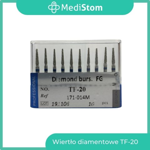 Wiertło Diamentowe TF-20 171-014M; (niebieskie); 10 szt. Wiertło Diamentowe TF-20 171-014M; (niebieskie); 10 szt.