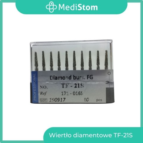 Wiertło Diamentowe TF-21S 171-016S; (czarne); 10 szt. Wiertło Diamentowe TF-21S 171-016S; (czarne); 10 szt.