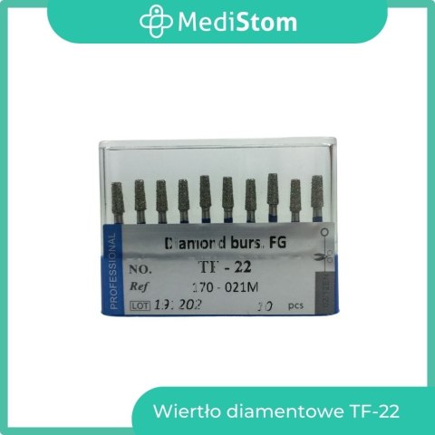 Wiertło Diamentowe TF-22 170-021M; (niebieskie); 10 szt. Wiertło Diamentowe TF-22 170-021M; (niebieskie); 10 szt.