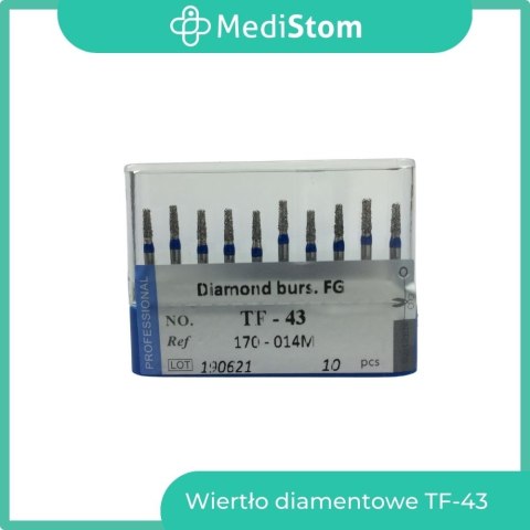 Wiertło Diamentowe TF-43 170-014M; (niebieskie); 10 szt. Wiertło Diamentowe TF-43 170-014M; (niebieskie); 10 szt.