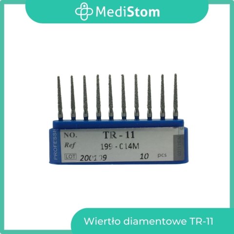 Wiertło Diamentowe TR-11 199-014M; (niebieskie); 10 szt. Wiertło Diamentowe TR-11 199-014M; (niebieskie); 10 szt.