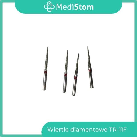 Wiertło Diamentowe TR-11F 199-014F; (czerwone); 10 szt.