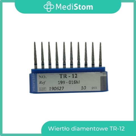 Wiertło Diamentowe TR-12 199-016M; (niebieskie); 10 szt. Wiertło Diamentowe TR-12 199-016M; (niebieskie); 10 szt.