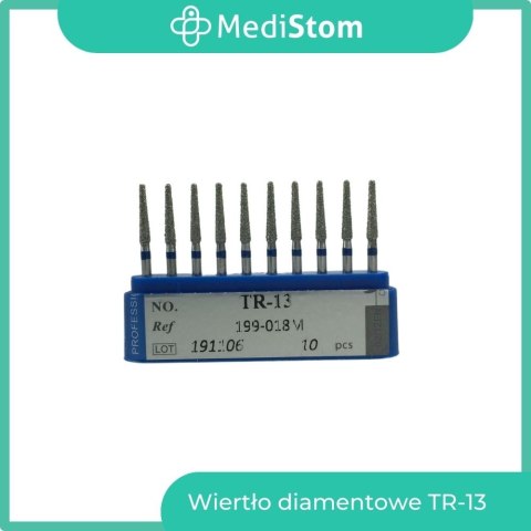 Wiertło Diamentowe TR-13 199-018M; (niebieskie); 10 szt. Wiertło Diamentowe TR-13 199-018M; (niebieskie); 10 szt.