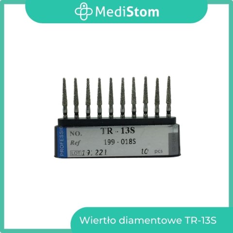 Wiertło Diamentowe TR-13S 199-018S; (czarne); 10 szt. Wiertło Diamentowe TR-13S 199-018S; (czarne); 10 szt.