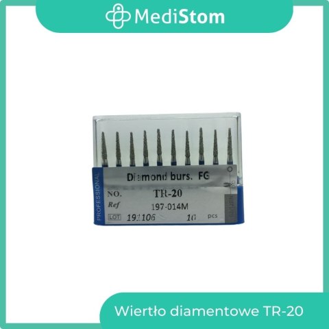 Wiertło Diamentowe TR-20 197-014M; (niebieskie); 10 szt. Wiertło Diamentowe TR-20 197-014M; (niebieskie); 10 szt.