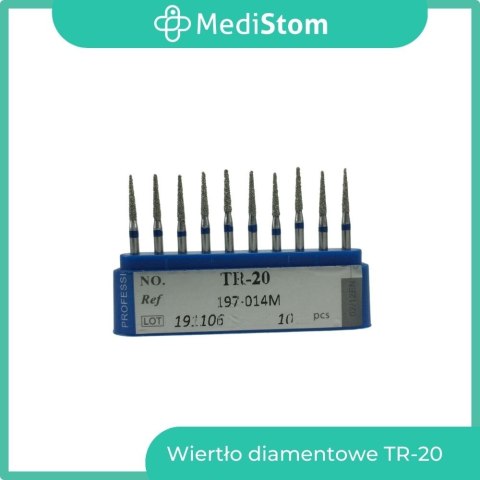 Wiertło Diamentowe TR-20 197-014M; (niebieskie); 10 szt. Wiertło Diamentowe TR-20 197-014M; (niebieskie); 10 szt.