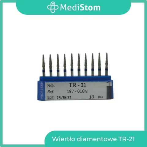 Wiertło Diamentowe TR-21 197-016M; (niebieskie); 10 szt. Wiertło Diamentowe TR-21 197-016M; (niebieskie); 10 szt.